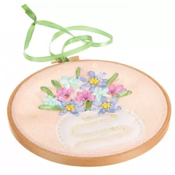 Bondibon Картина на пяльцах Вышивка лентами