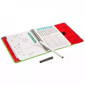 Bondibon Компактная развивающая игра в дорогу Рисуем по номерам и клеточкам