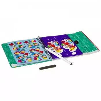 Bondibon Компактные развивающие игры под ёлку Найди 10 отличий Новогодняя серия