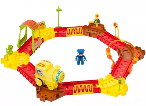 Bondibon Конструктор Железная дорога (24 детали)