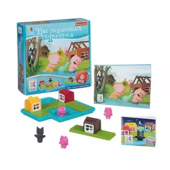 Bondibon Логическая игра Три маленьких поросёнка