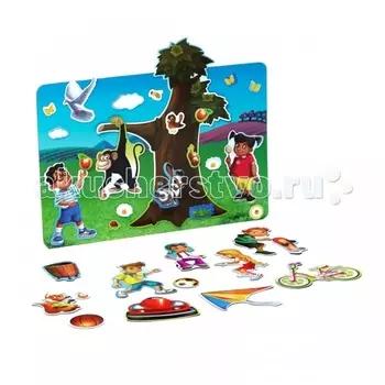 Bondibon Магнитный театр Весёлые каникулы 65 магнитов