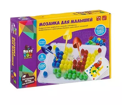 Bondibon Мозаика для малышей 100 фишек
