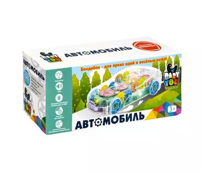 Bondibon Музыкальный Автомобиль с шестерёнками