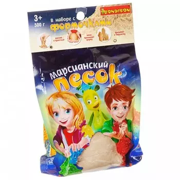 Bondibon Набор для лепки Марсианский песок с 10-ю формочками 500 г