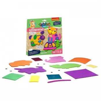 Bondibon Набор для творчества Аппликация из EVA Забавные фигурки ВВ3268