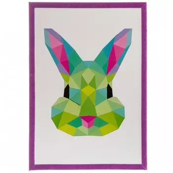 Bondibon Набор для творчества Геометрическая аппликация Заяц