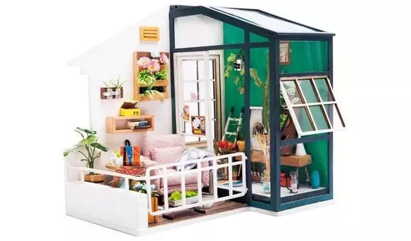 Bondibon Набор для творчества миниатюра интерьерная 3D Балкон румбокс