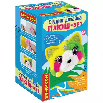 Bondibon Набор для творчества Студия дизайна Плюш-арт Котёнок