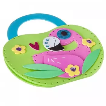 Bondibon Набор для Творчества Сумочка из EVA Фламинго