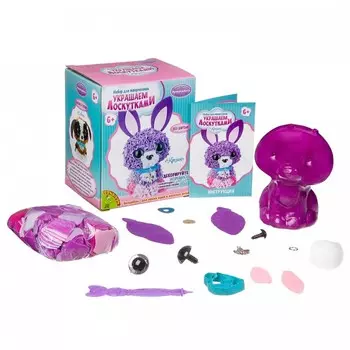 Bondibon Набор для творчества Украшаем лоскутками Кролик