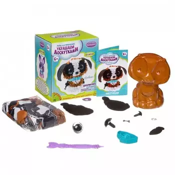 Bondibon Набор для творчества Украшаем лоскутками Собачка