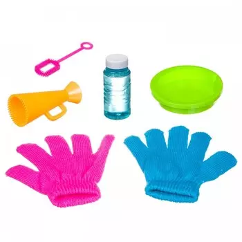 Bondibon Набор Эластичные мыльные пузыри 80 мл (2 перчатки) ВВ2796