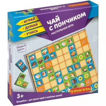 Bondibon Настольная игра Чай с пончиком