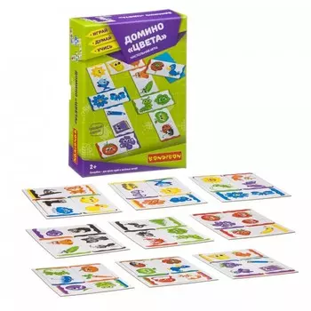 Bondibon Настольная игра Домино Цвета