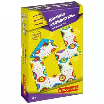Bondibon Настольная игра домино Конфетки
