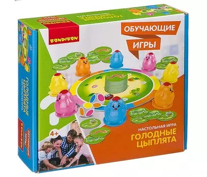 Bondibon Настольная игра Голодные цыплята