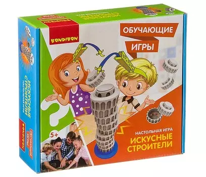 Bondibon Настольная игра Искусные строители