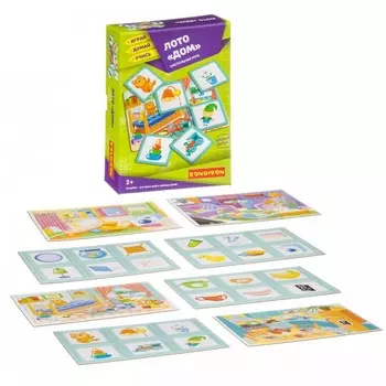 Bondibon Настольная игра Лото Дом