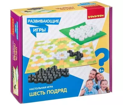 Bondibon Настольная игра Шесть подряд
