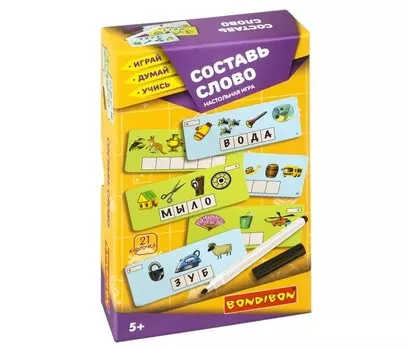 Bondibon Настольная игра Составь слово