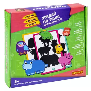 Bondibon Настольная игра Угадай по тени