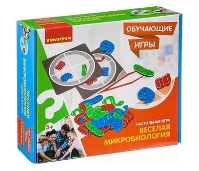 Bondibon Настольная игра Веселая микробиология