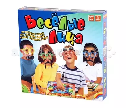 Bondibon Настольная игра Весёлые лица