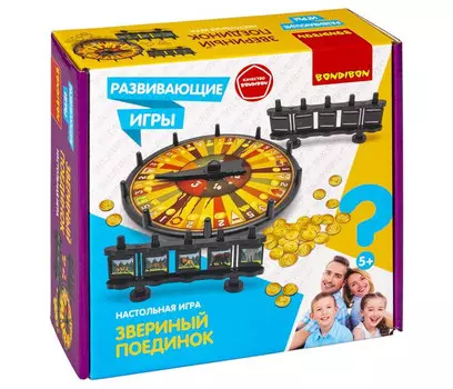 Bondibon Настольная игра Звериный Поединок