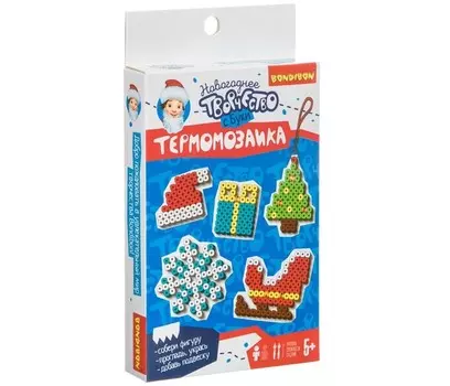 Bondibon Новогодняя термомозаика 2D с Буки