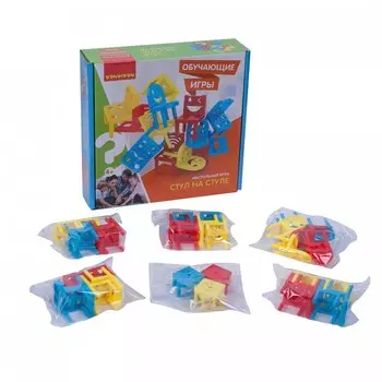 Bondibon Обучающая настольная игра Стул на стуле