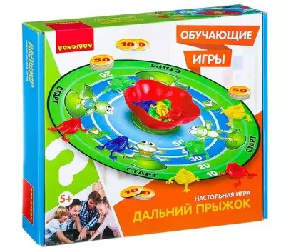 Bondibon Обучающие игры Настольная игра Дальний прыжок