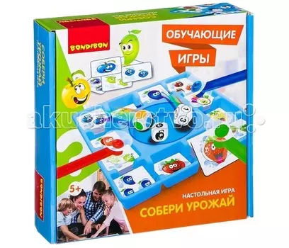 Bondibon Обучающие игры Настольная игра Собери урожай Bох