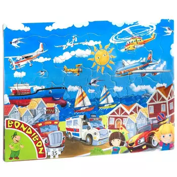 Bondibon Пазл Спецтранспорт (35 деталей)