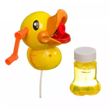 Bondibon Пистолет Утенок с мыльными пузырями 45 мл