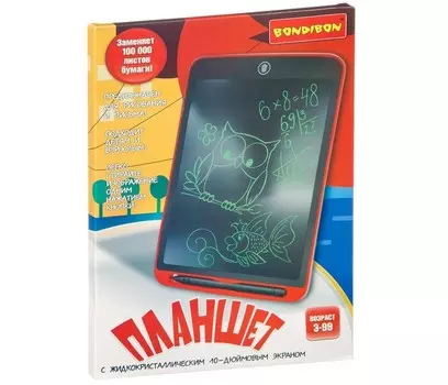 Bondibon Планшет с жидкокристаллическим 10-дюймовым экраном