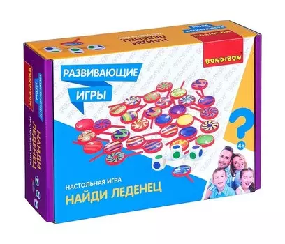 Bondibon Развивающая настольная игра Найди леденец