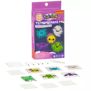 Bondibon Развивающий набор для творчества Творчество с Луки Термомозаика Насекомые