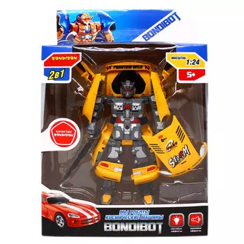 Bondibon Трансформер 2в1 Bondibot робот-автомобиль ВВ5522/ВВ5523
