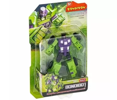 Bondibon Трансформер Bondibot 2 в 1 робот-трактор с ковшом ВВ4940