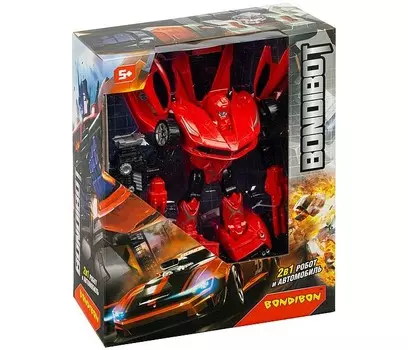 Bondibon Трансформер Bondibot 2 в 1 робот-суперкар ВВ4958