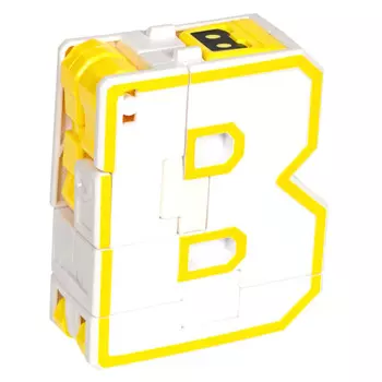 Bondibon Трансформер Bondibot Эволюция букв 2 в 1 буква В