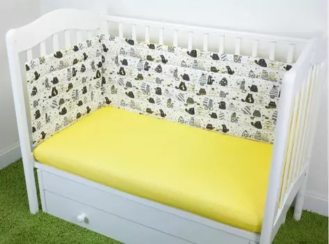 Бортик в кроватку Magic City Дневные коты 30x60 см