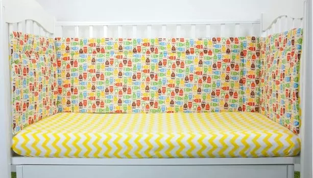 Бортик в кроватку Magic City Важные совы 30x60 см