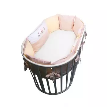 Бортик в кроватку Сонный гномик из подушек Кантри