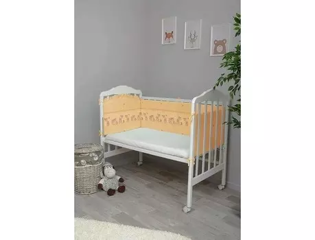 Бортик в кроватку Сонный гномик Оленята