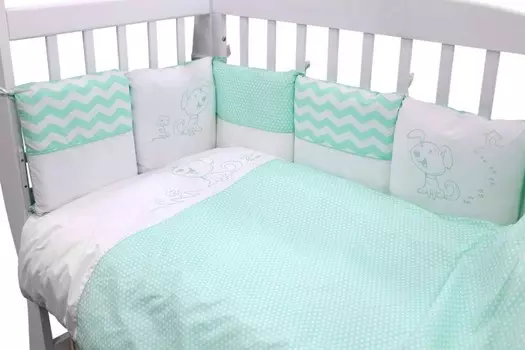 Бортик в кроватку Топотушки Гав-Гав