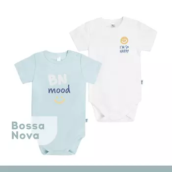 Bossa Nova Боди с коротким рукавом Горошинка 2 шт. 588МП-361