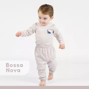 Bossa Nova Комплект боди и ползунки Облака 055