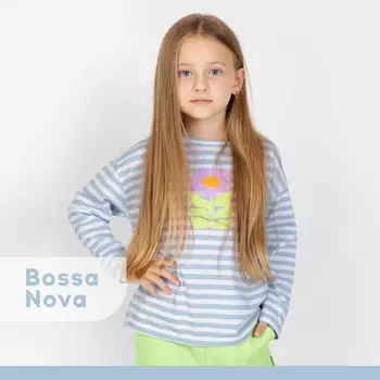 Bossa Nova Лонгслив для девочки 177В23-171